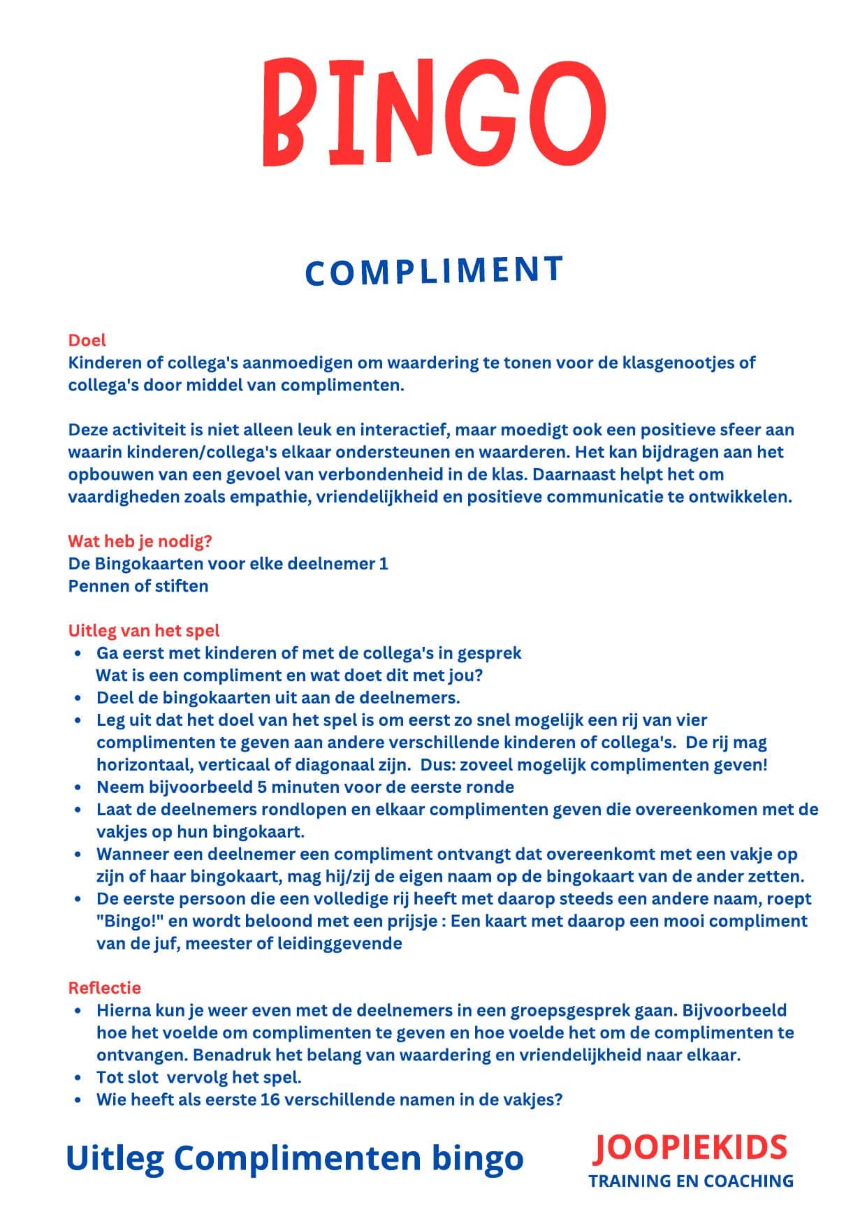 2.4 SPEL – Complimenten bingo-min